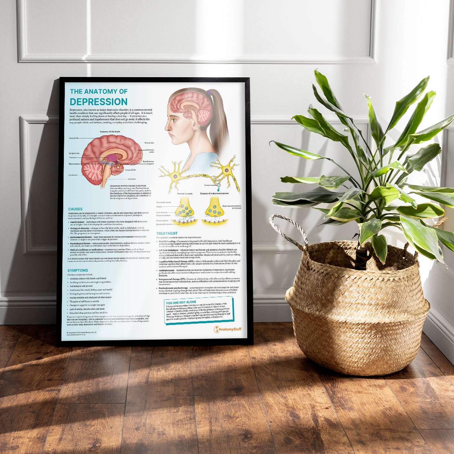 The Anatomy of Depression Chart / Poster
