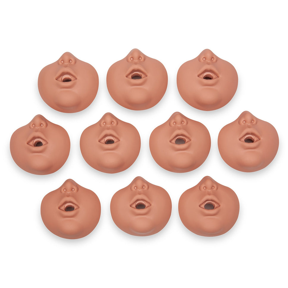 Kevin CPR Manikin (Light Skin Tone) Mouth / Nosepieces (10 pack)