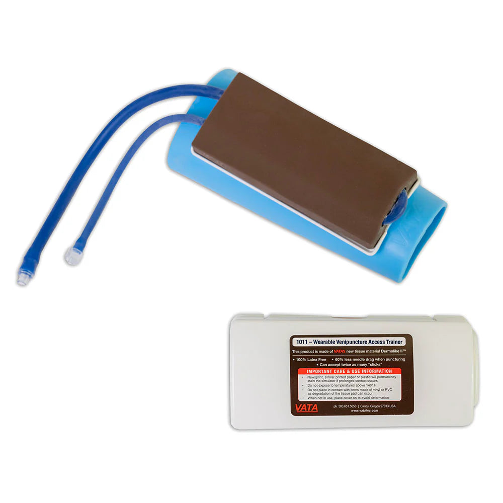 Replacement Sleeve with Tissue Pad for Wearable Two-Vein IV Access Trainer