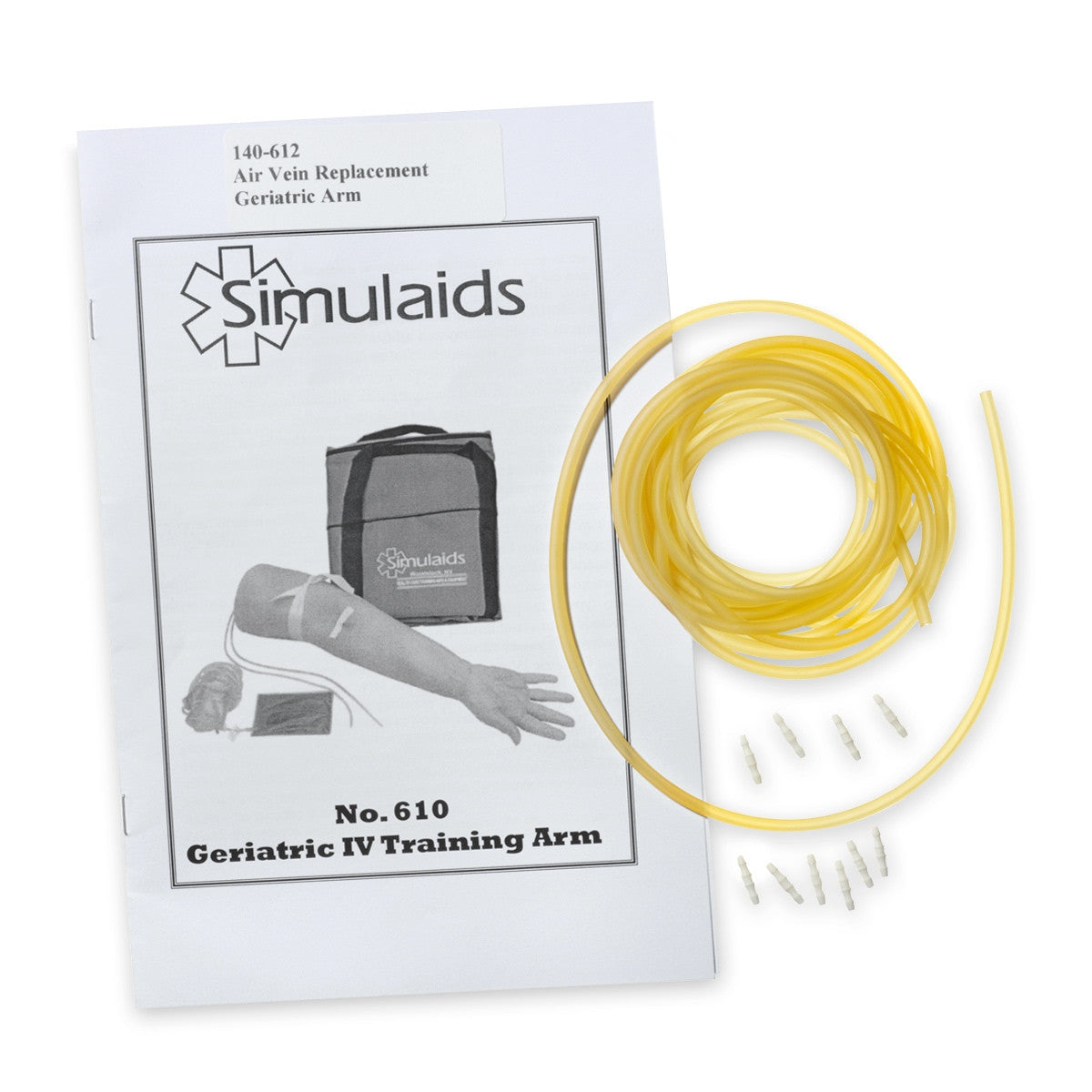 Replacement Veins for Geriatric IV Injection Training Arm
