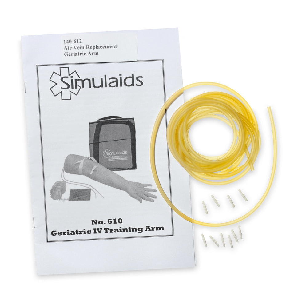 Replacement Veins for Geriatric IV Injection Training Arm