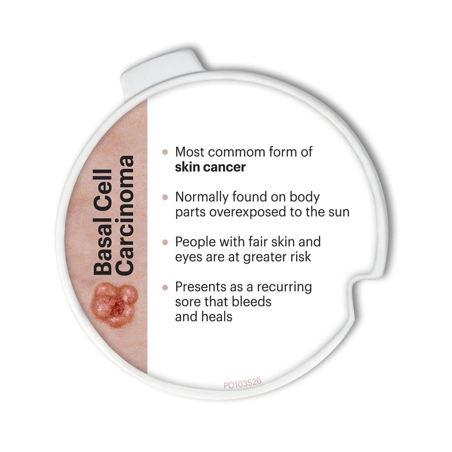 Precancerous and Cancerous Skin Lesions Disk Set 3851 BCC back