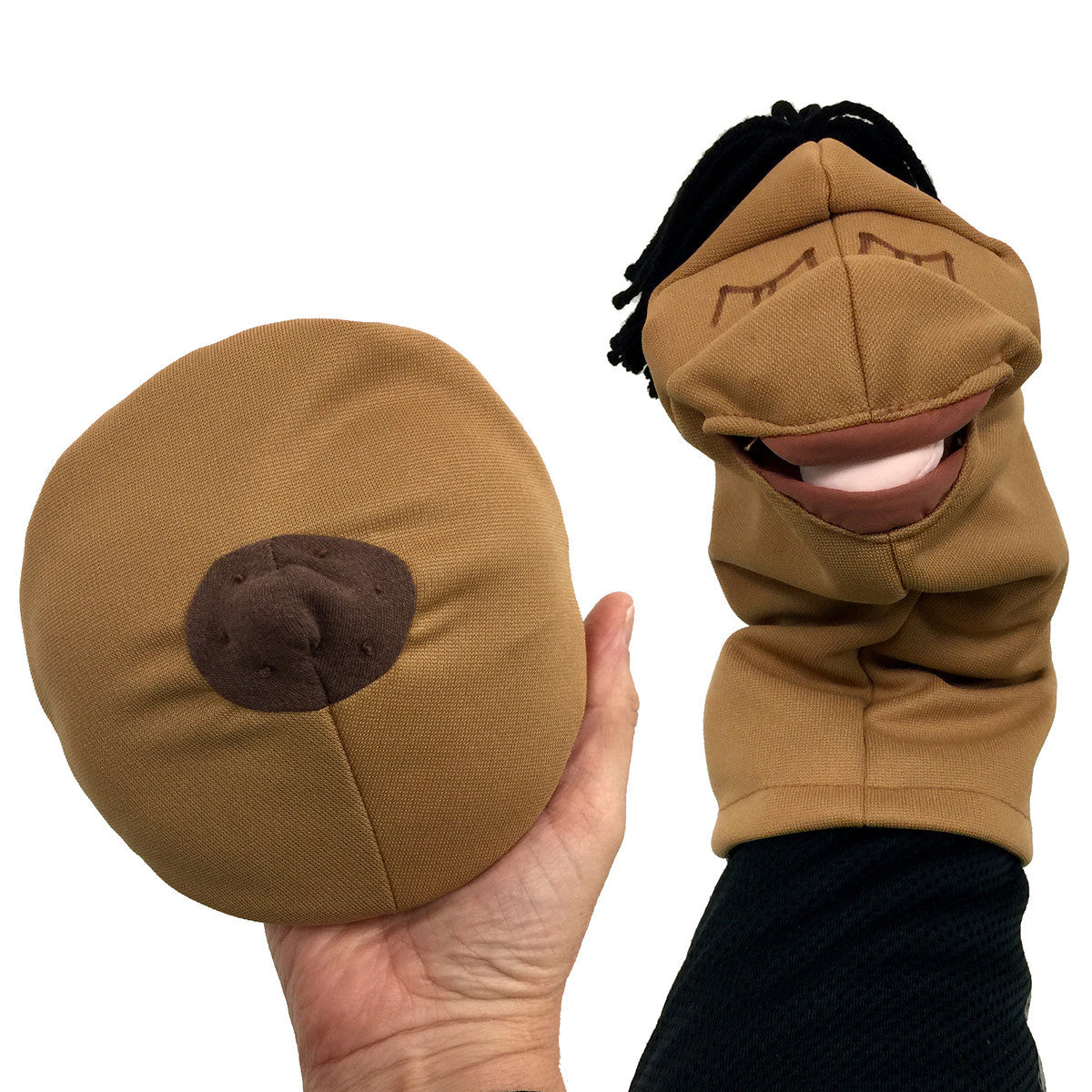 Cloth Breast and Hand Puppet Breastfeeding Set