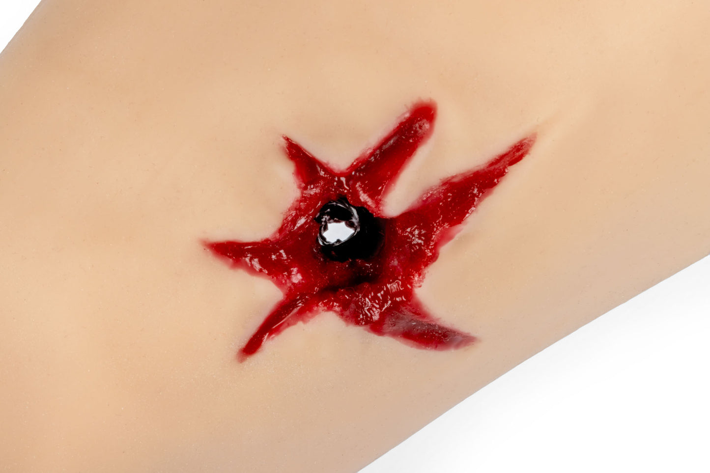 "Trauma Tim" Leg Task Trainer 7840 image 8 close up wound