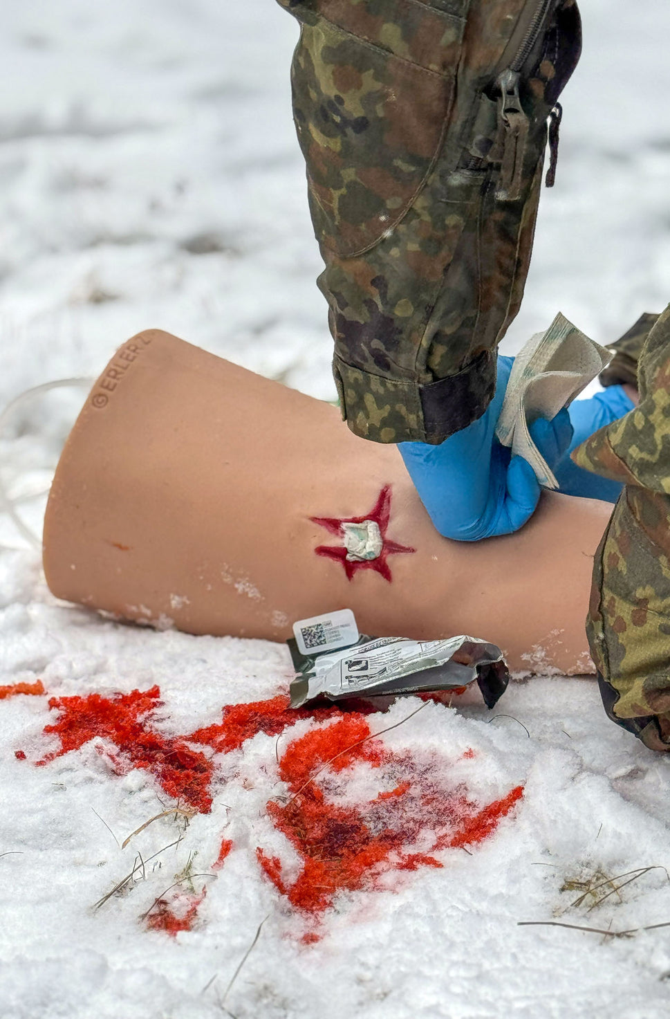 "Trauma Tim" Leg Task Trainer