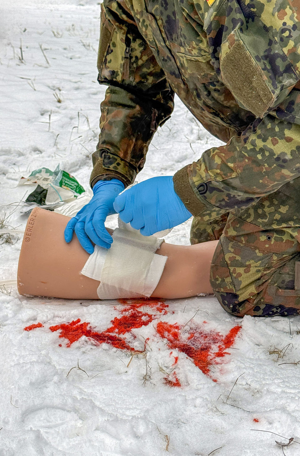 "Trauma Tim" Leg Task Trainer