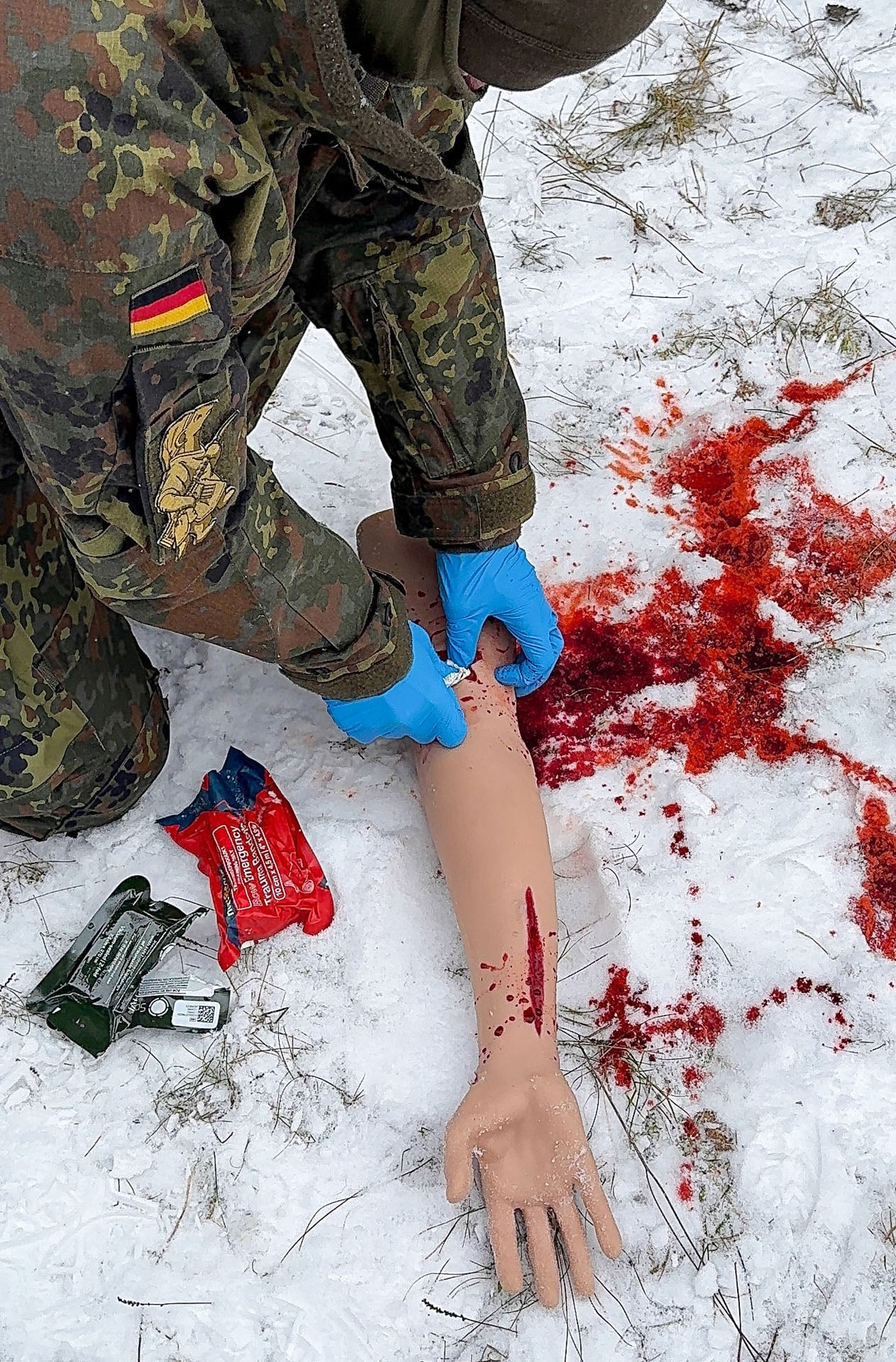 "Trauma Tina" Arm Task Trainer