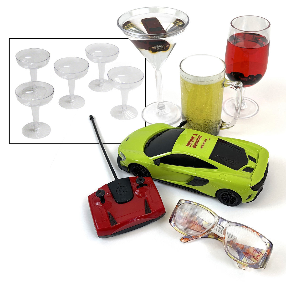 Drunk & Dangerous Package (with Glasses)