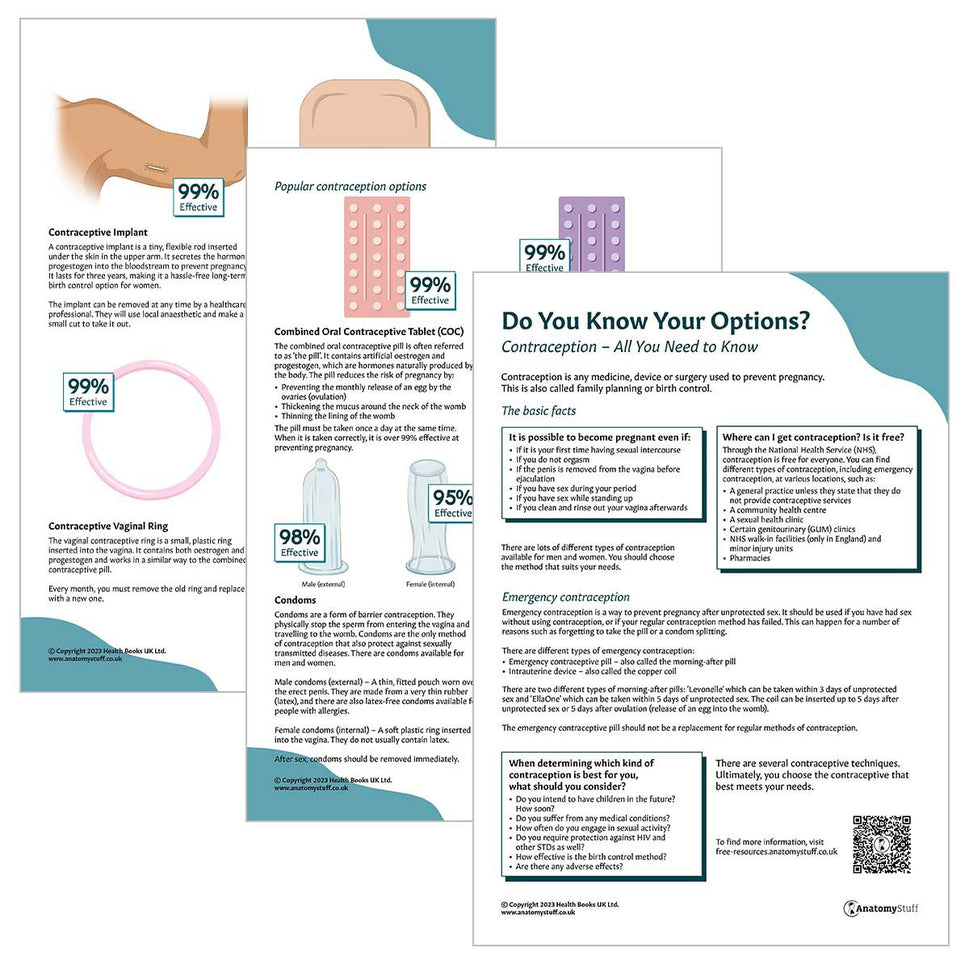 Contraception - All You Need to Know (Printable PDFs)
