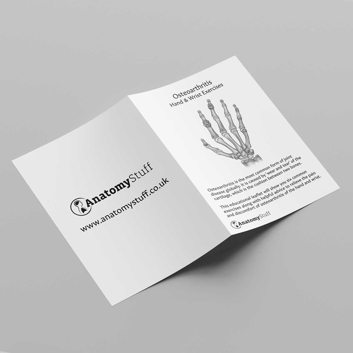 Hand &amp; Wrist Osteoarthritis Exercises Leaflet (Printable PDF) | Orthopaedic Patient Handout ...
