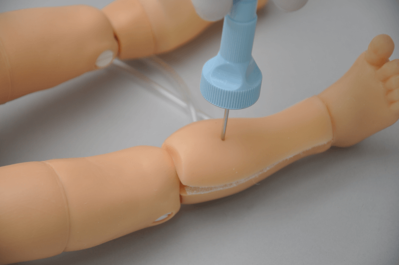Newborn Intraosseous Option for SUSIE and SIMON Newborn Advanced Care Simulator