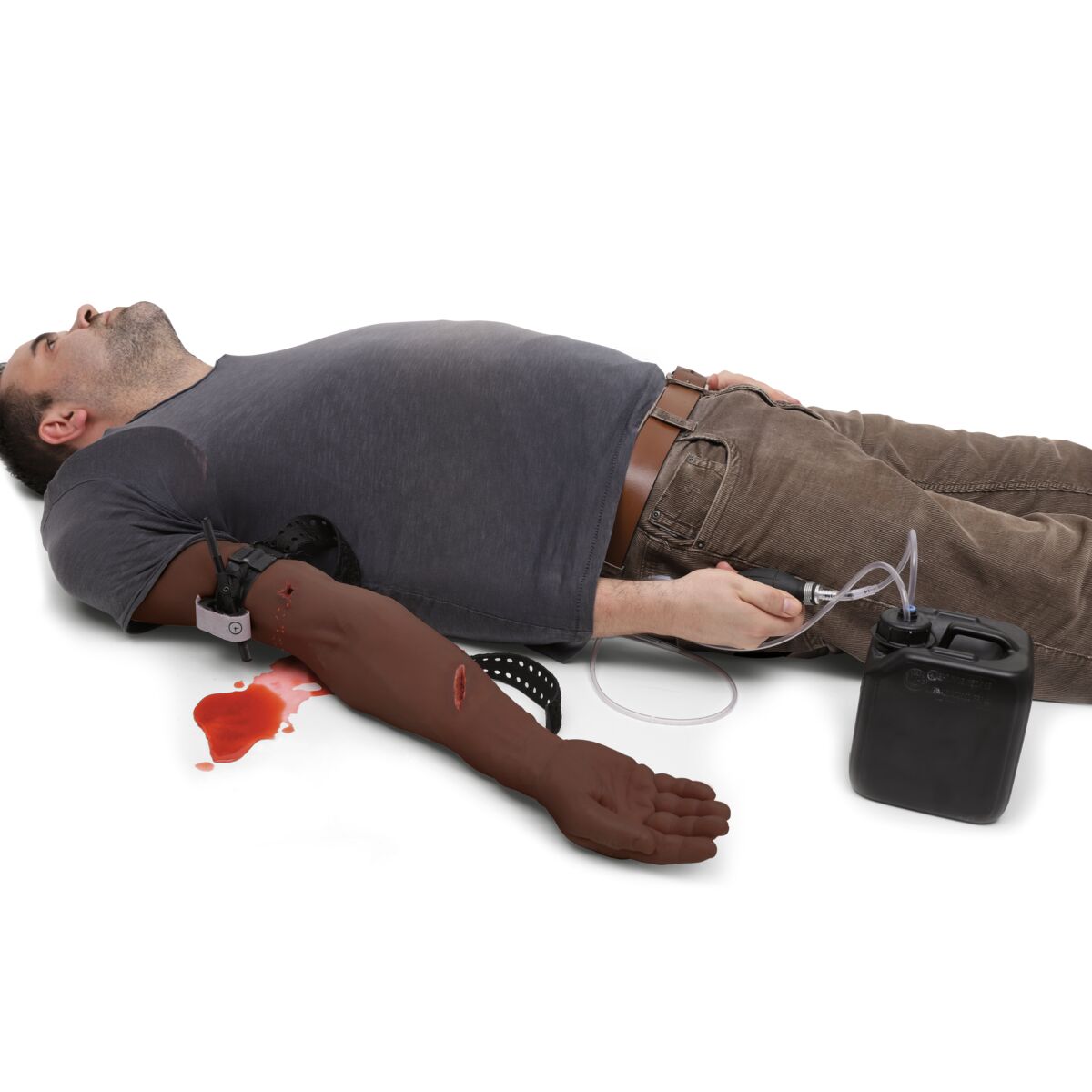 Haemorrhage Control Arm Trainer Dark Skin 1023313 lifestyle image