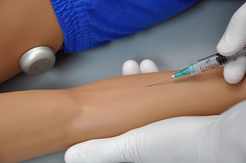 Five-Year-Old CPR and Trauma Care Simulator with Intraosseous Access and IV Arm and Leg