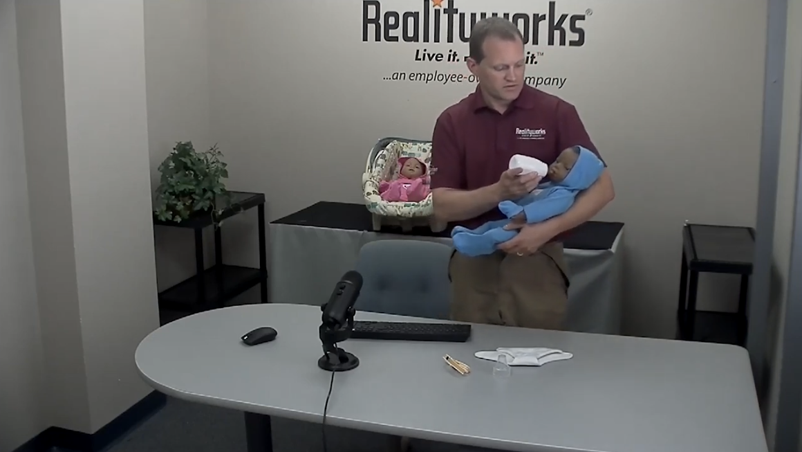 How do I demonstrate a baby?