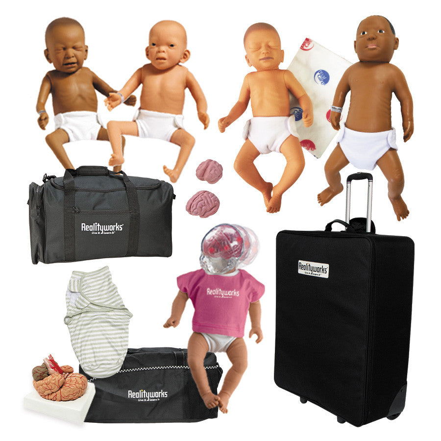 "The Quints" Realcare Baby Simulator Bundle