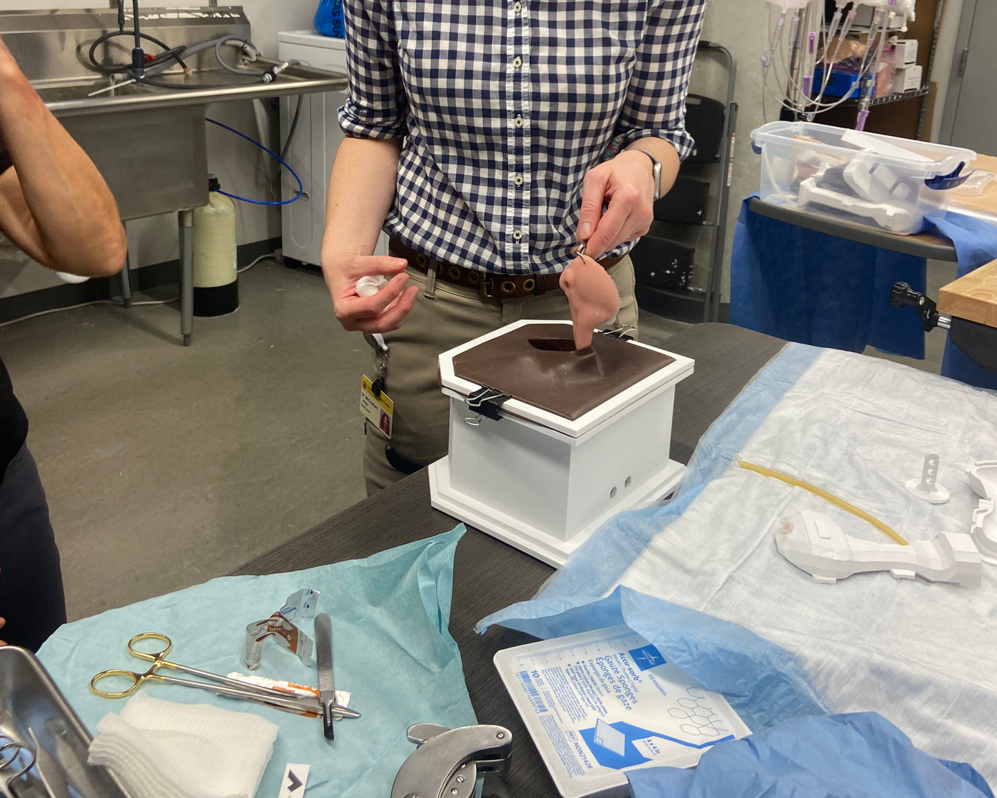 Equine Castration Surgical Simulator VET4810 lifestyle image 3