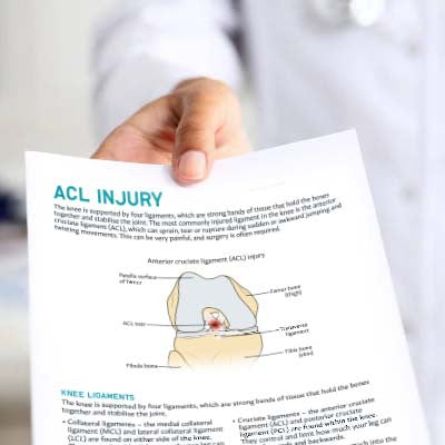ACL Injury Patient Education Handout (Printable PDF)