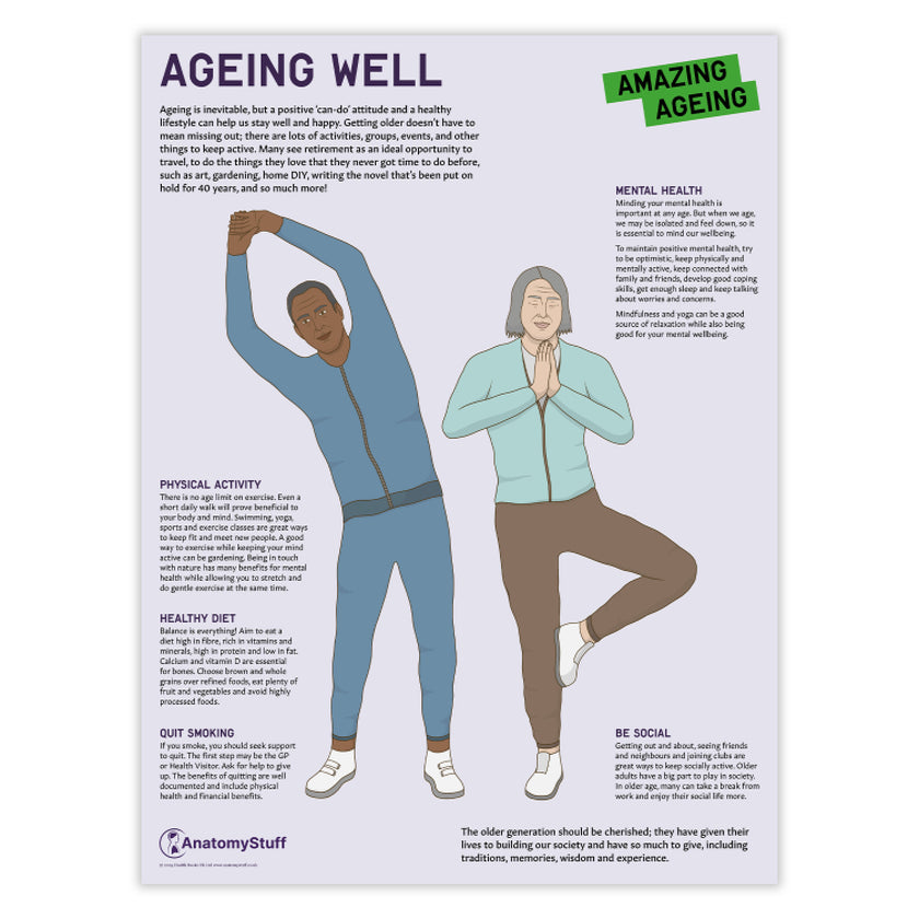 Ageing Well Chart Chart / Poster