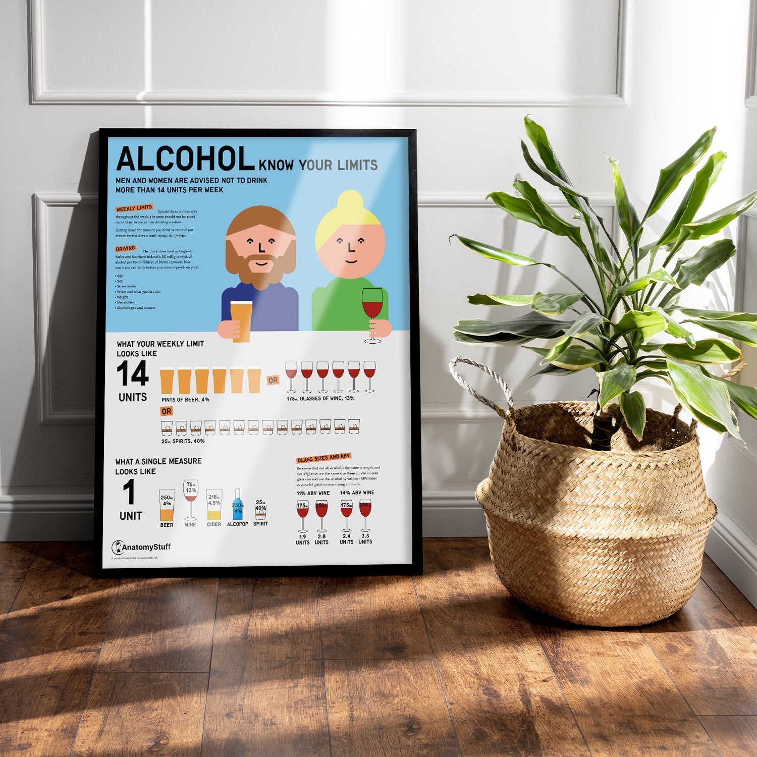 "Know Your Limits" Alcohol Education Poster - Part of Collection
