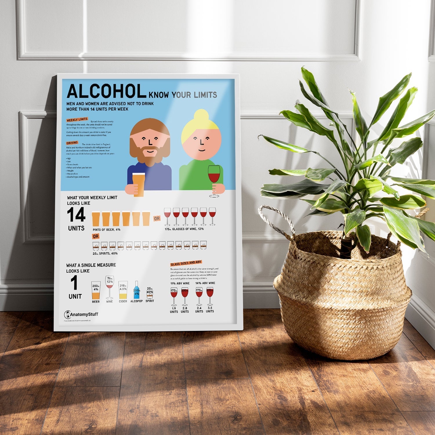 "Know Your Limits" Alcohol Education Poster - Part of Collection