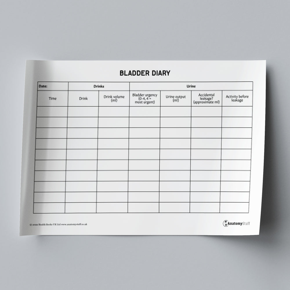 Bladder Diary (Printable PDF)