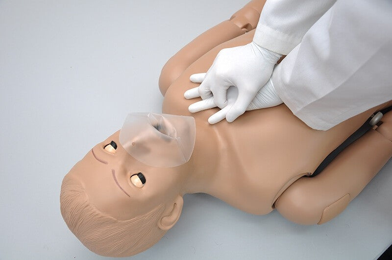 CPR SIMON Basic Life Support Full-Body Trainer with OMNI Code Blue Pack