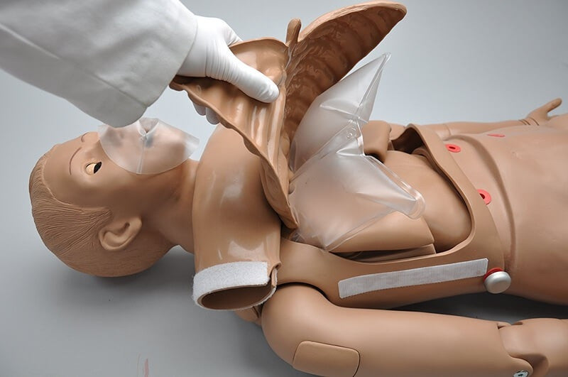 CPR SIMON Basic Life Support Full-Body Trainer with OMNI Code Blue Pack