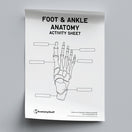 Switch Foot &amp; Ankle Anatomy Activity Sheet PDF 2 image