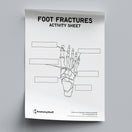 Switch Foot Fractures Anatomy Activity Sheet PDF 2 image