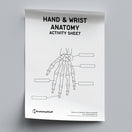 Switch Hand &amp; Wrist Anatomy Activity Sheet PDF 2 image