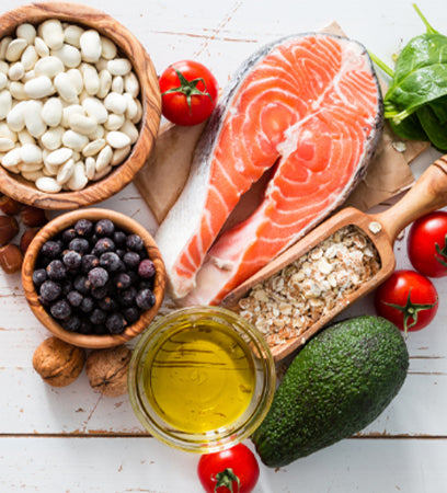 <strong>Eat heart-healthy foods</strong>