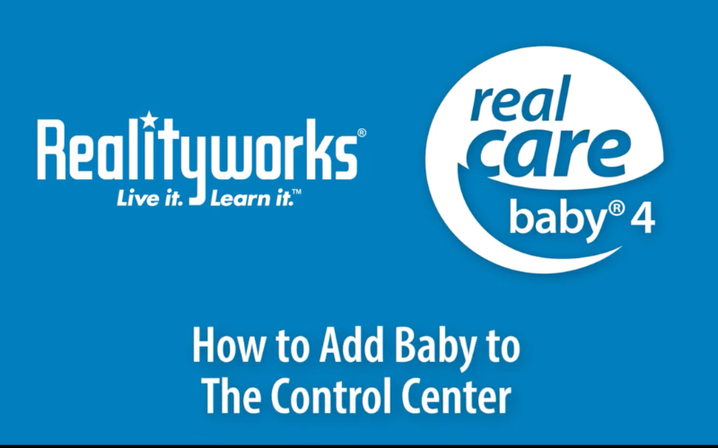 How to Add Baby to Control Center Video