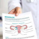Switch Menopause Patient Education Handout  Being Given To a Patient 2 image