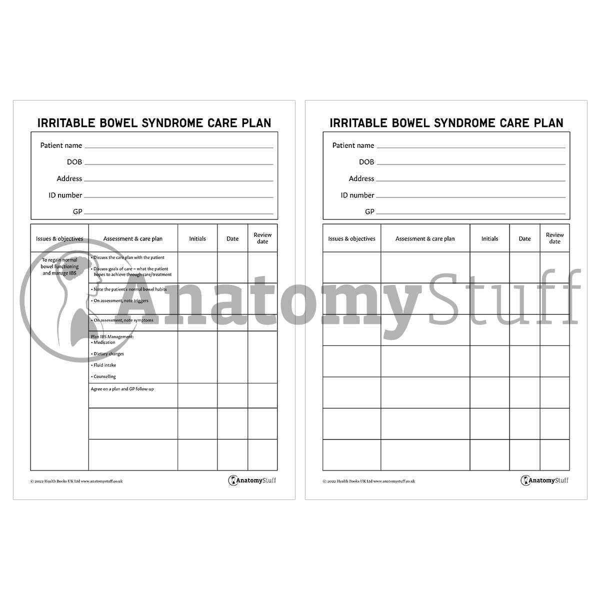 Generic Nursing Plans Pack (Printable PDFs)