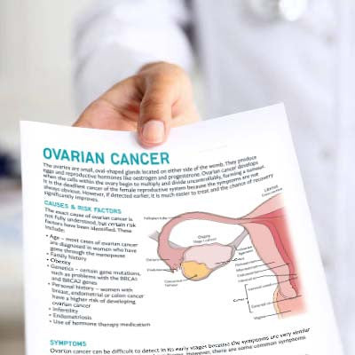 Ovarian Cancer Patient Education Handout (Printable PDF)