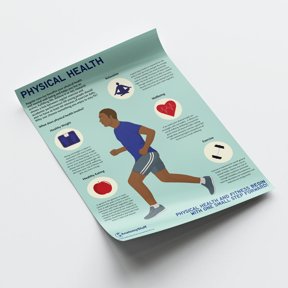 Physical Health and Fitness Chart / Poster - Part of Collection