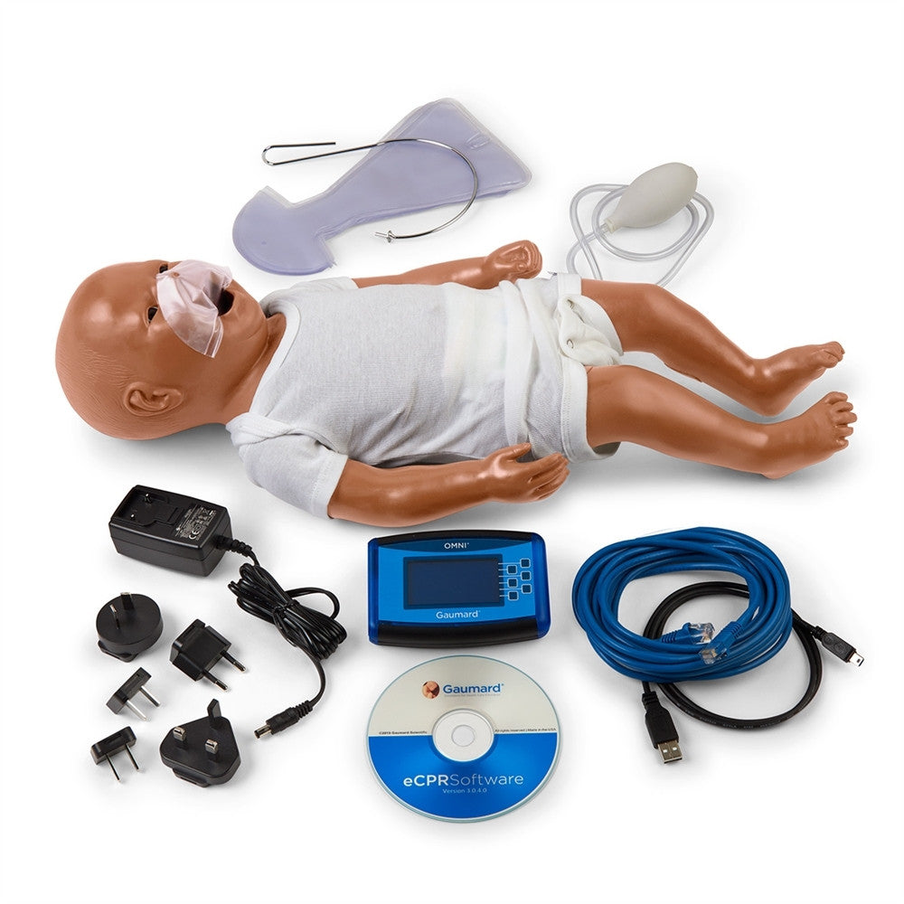SUSIE and SIMON Newborn CPR and Trauma Care Simulator with Intraosseous Access and Omni Code Blue Pack