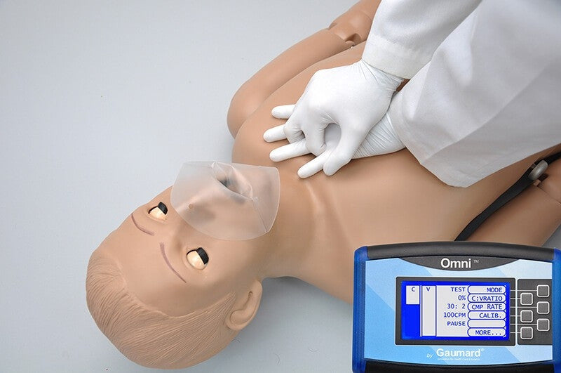 CPR SIMON Basic Life Support Full-Body Trainer with OMNI Code Blue Pack