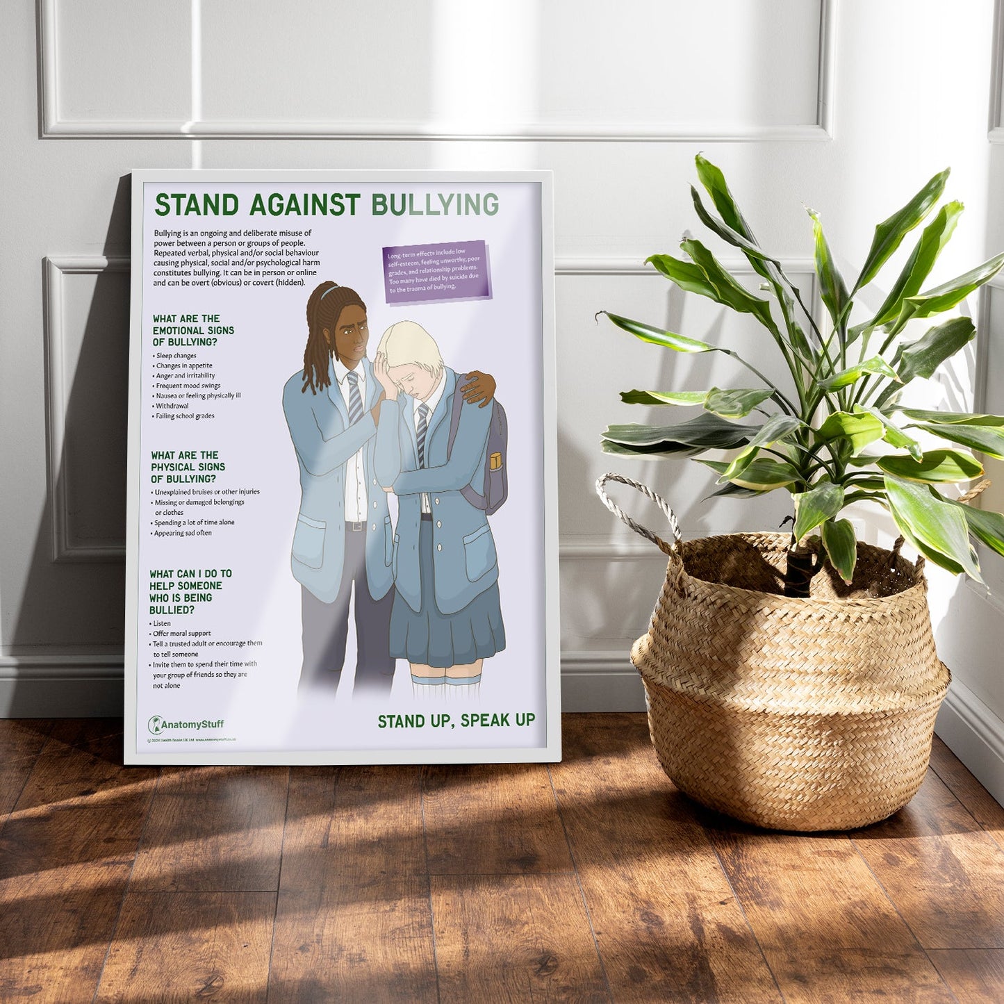 Stand Against Bullying Chart / Poster - Part of Collection