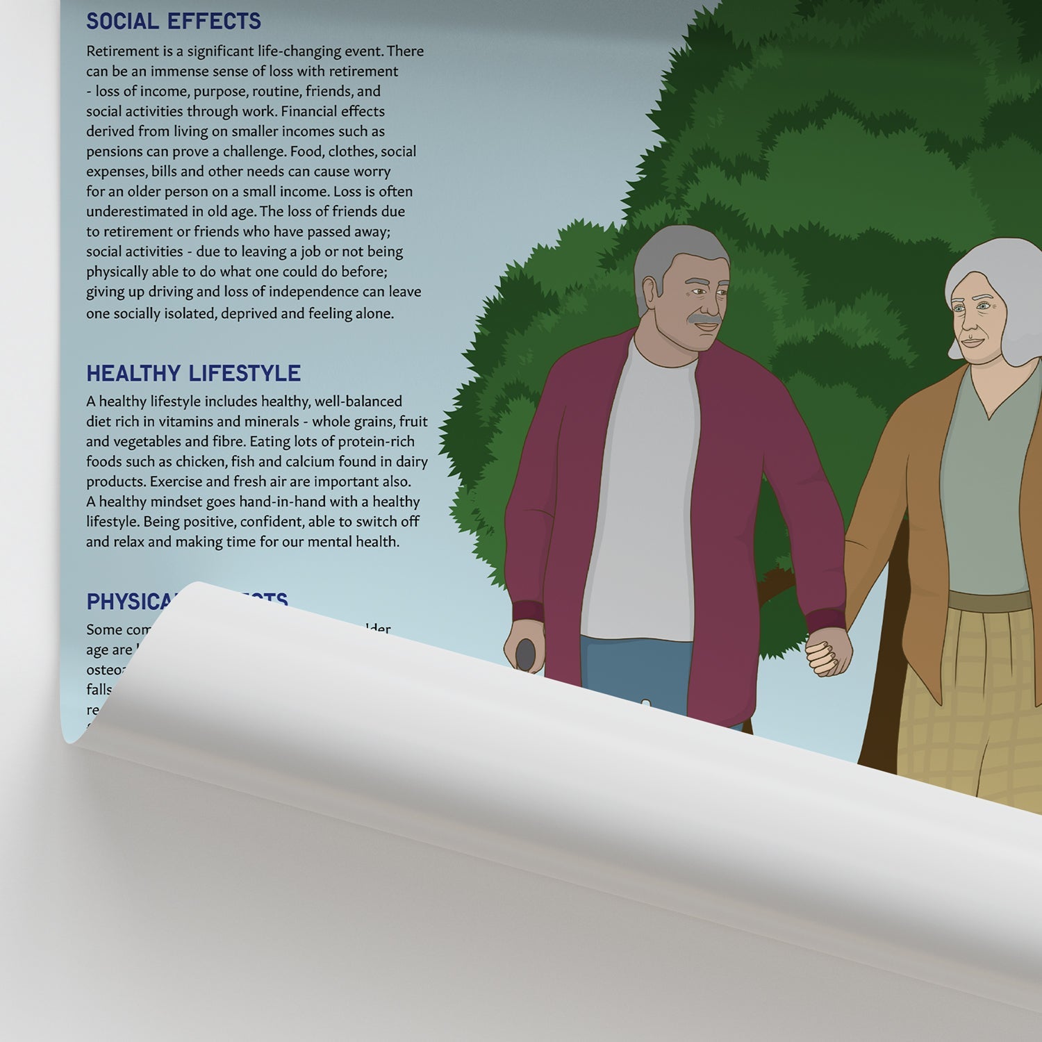 The Nature Of Ageing Chart / Poster - Part of Collection