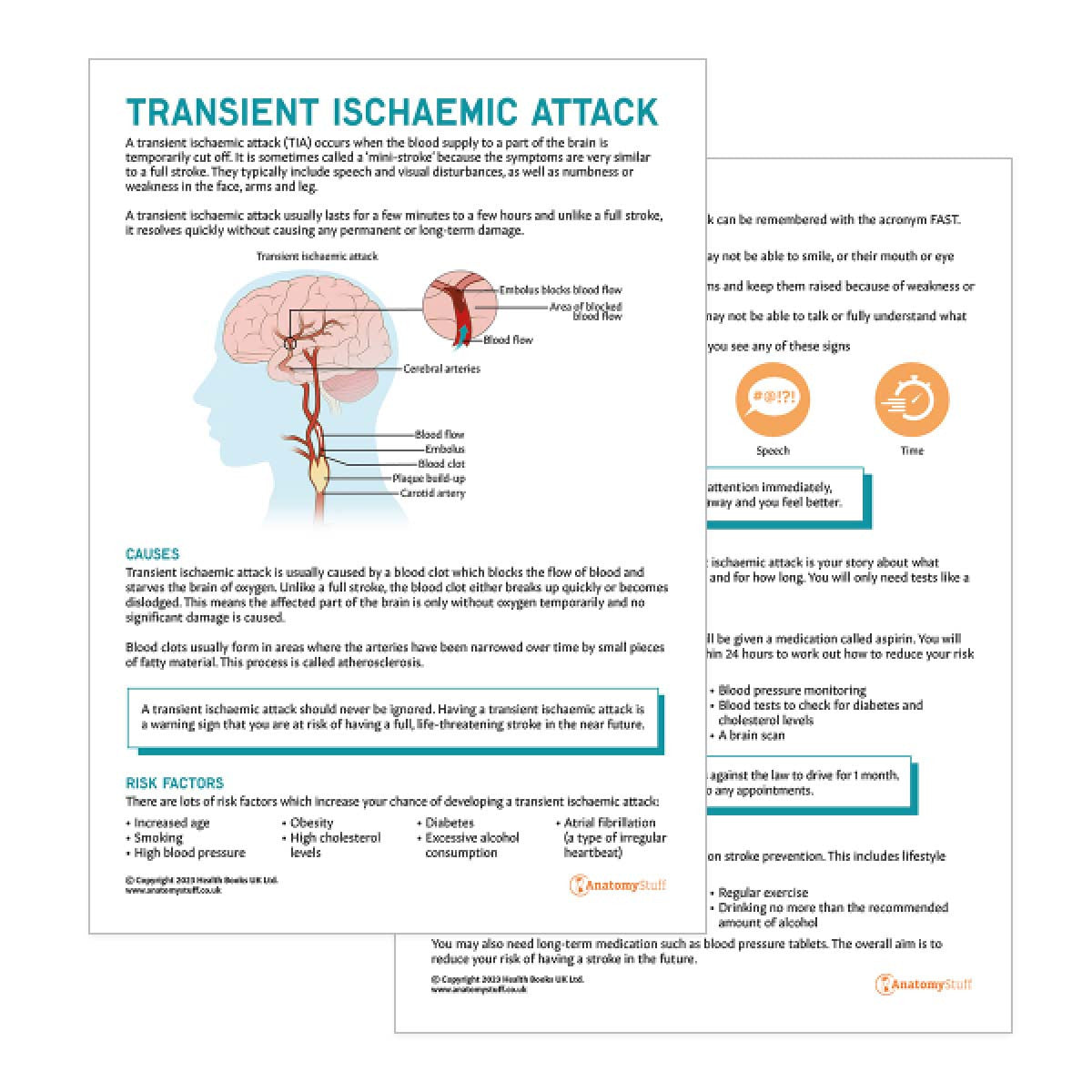 Transient Ischaemic Attack Patient Education Handout