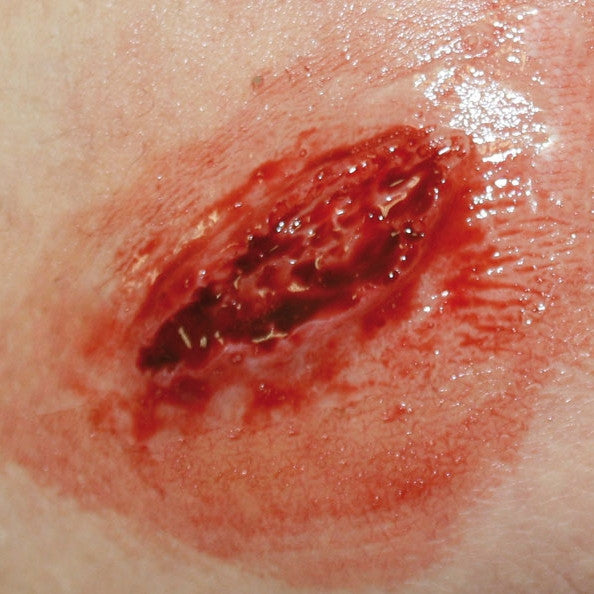 Moulds for creating realistic cuts, scrapes and lacerations